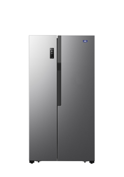 ثلاجة دولابي هاس سعة الثلاجة 11.8 سعة المجمد 6.1 قدم استيل انفرتر HRKS128SDIN