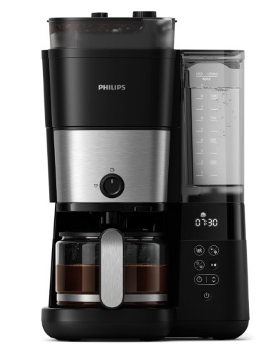 فيليبس ماكينه صنع القهوه بالتقطير مع مطحنه مدمجه فلتر دائم حاويه حبوب HD7900/50